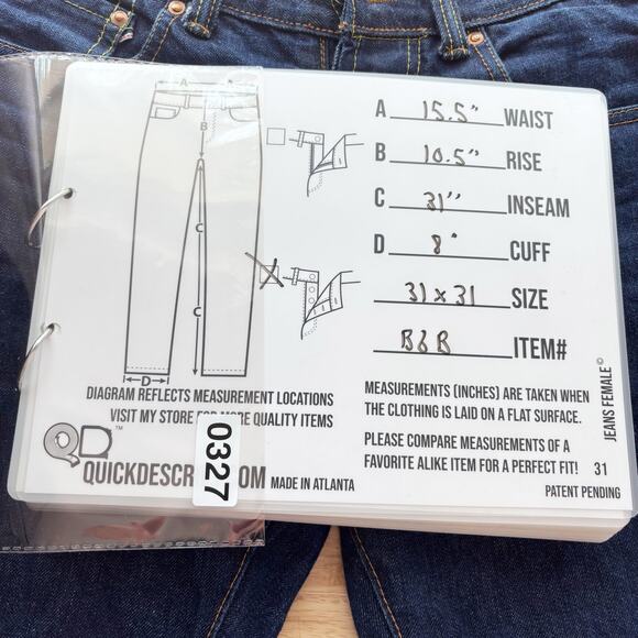 Simple & Raw Selvedge Jeans 31x31 Cone Mills Limited Edition Denim Button‎ Fly - Picture 2 of 15